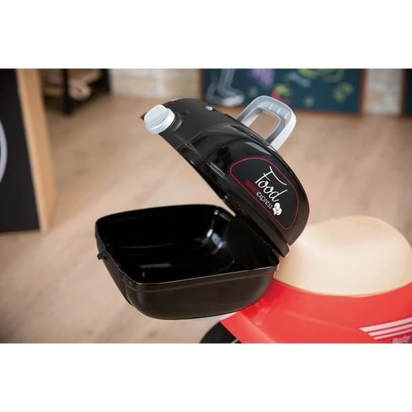 Smoby - Food Express Scooter Carrier - För barn från 18 månader - Tyst hjul - Bagagehållare - Avtagbart fodral