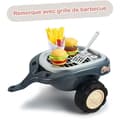 Miniatyrbild 4 av 6: FALK - Food Truck Carrier - öppningsbar säte, ratt med horn, släpvagn och tillbehör