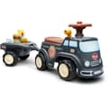 Miniatyrbild 1 av 6: FALK - Food Truck Carrier - öppningsbar säte, ratt med horn, släpvagn och tillbehör