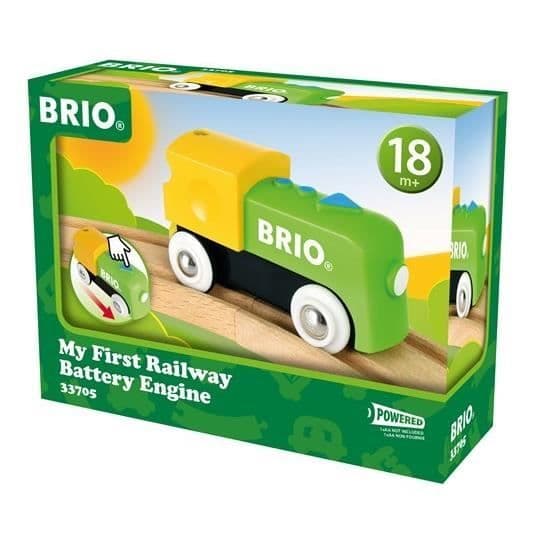 BRIO magnetlok - Mitt första batteridrivna lok - Blandat - Grönt och Gult - från 18 månader