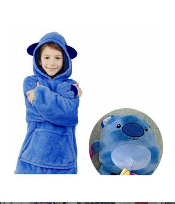 Cuddly Pet Snuggle Hoodie för barn - Dragkedja i en mjuk leksak