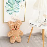 22-50 cm tegneserie Mickey Mouse Honningkager Plys Legetøj Fyldt Baby Forkælelse Dukke Minnie Biscuits Pude Bildekoration Børnegave