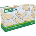 Miniatyrbillede 1 af 3: Togspor Brio Intermediate Evolution Set Træ 16 Dele
