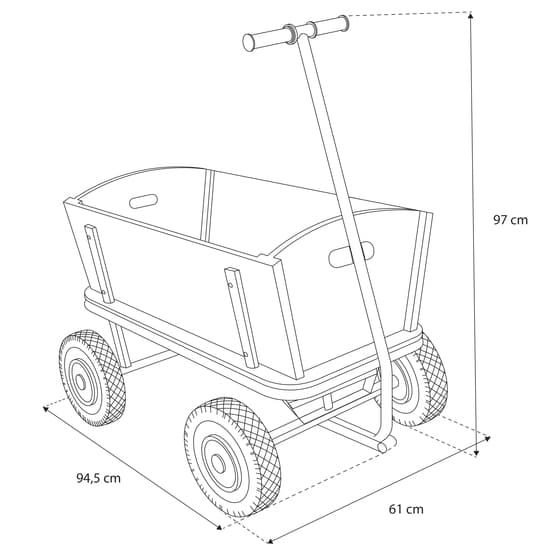Skrinda Billy Beach Wagon Svart