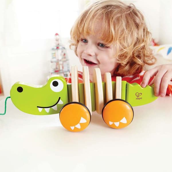 Krokodildragleksak - HAPE - E0348 - Blandat - Inomhus