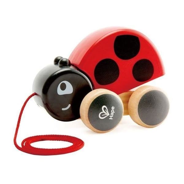 HAPE - Trädragleksak - E0362 - Nyckelpiga att gå