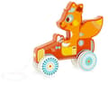 Miniatyrbild 1 av 4: Fox to drag - Ulysses - Träleksak - Orange färg - För barn från 12 månader - Blandat
