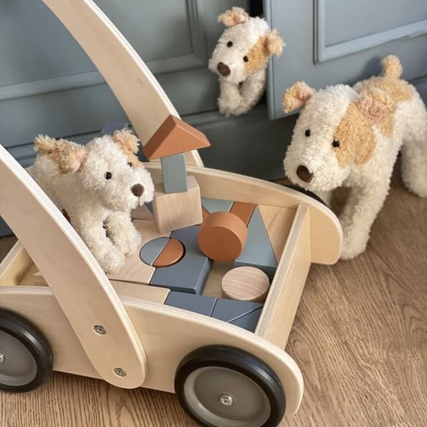 Egmont Toys - Gåvagn med träklossar