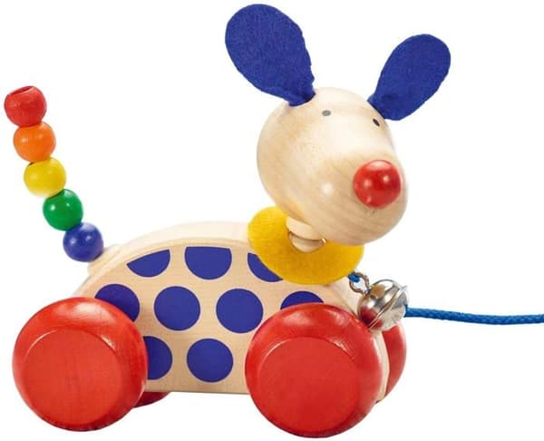 Selecta - Nico massivträ hund att dra - SCHMIDT