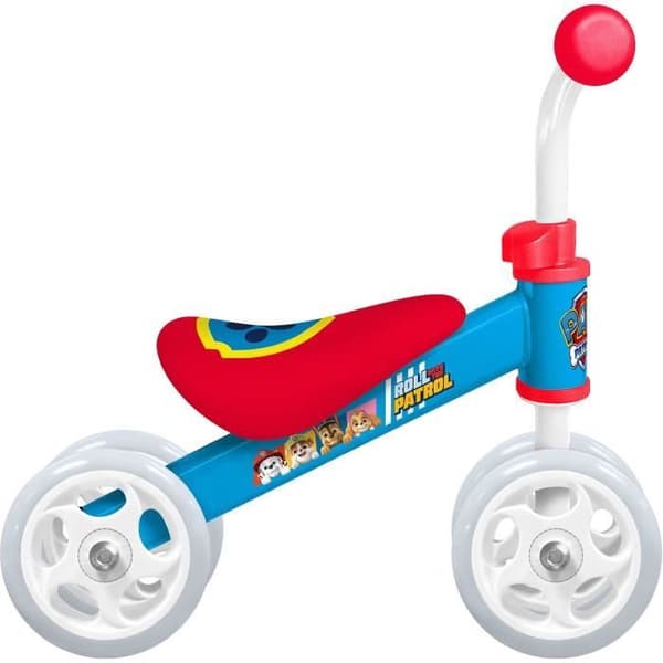 4-hjuls balanscykelhållare - PAW PATROL - PAT PATROUILLE - Min första Baby Walker balanscykel - Blå och Röd