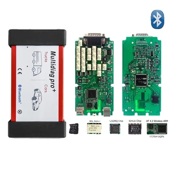 Multidiag Pro+ Bluetooth, laiteohjelmiston päivitys, autot/kuorma-autot, BT43 VD -kuori