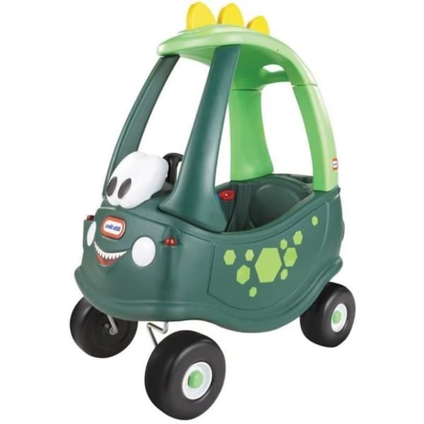 Little Tikes - Mysig Coupe Dino - Bil för barn - Funktionella dörrar - 4 hjul - Golv som ska tas bort & 1 horn - 18 månader