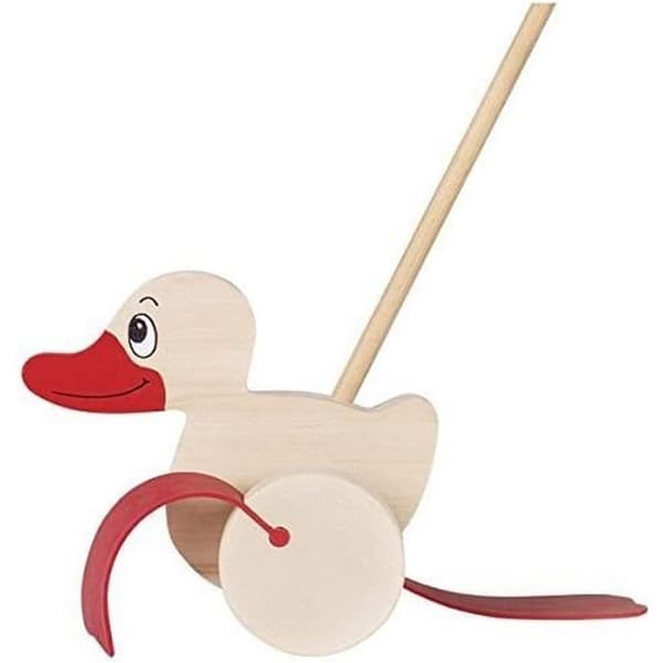 Skjutandekanin - GOKI - H17 cm - Trä - Från 1 år - Blandat