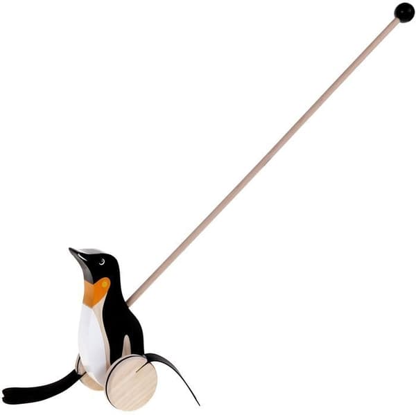 Penguin Push Toy - Goki - Blandat - Barn