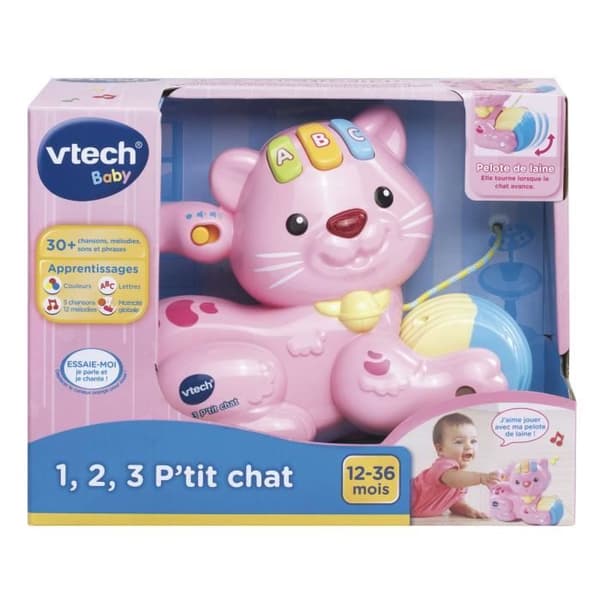 VTECH BABY - 1,2,3 Little Pink Cat