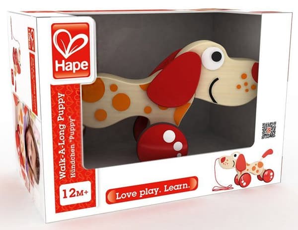 Walking Valp - Hape - Valp - Röd - Beige - Utomhus