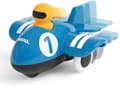 Miniatyrbild 4 av 4: BRIO träleksak - Push &amp; Go plan - Blå - För barn från 12 månader och uppåt