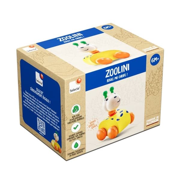 Selecta - Zoolini giraff rullande skallra - SCHMIDT