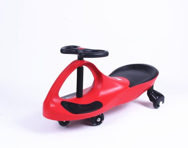 Wiggle-car Rød LED-lys Wobble Bil til Børn & Voksne - Indendørs & Udendørs Sjov