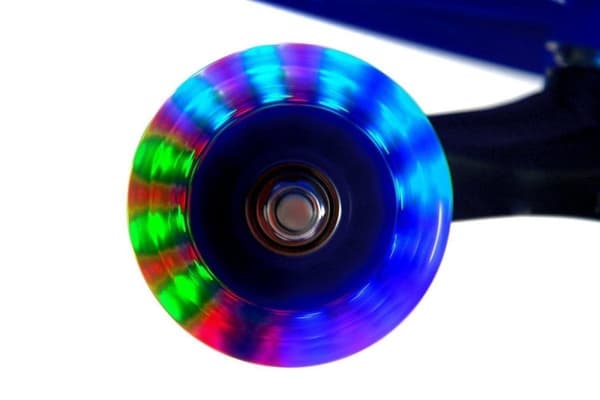 Innovativ LED Vippe Bil med Multifarvede Lys - Inspireret af PlasmaCar, Max 130 kg