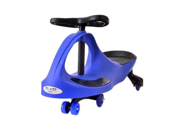 Innovativ LED Vippe Bil med Multifarvede Lys - Inspireret af PlasmaCar, Max 130 kg