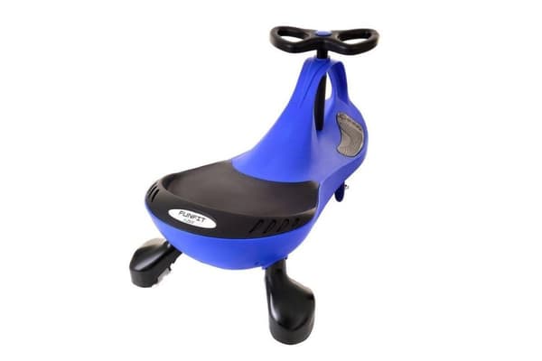 Innovativ LED Vippe Bil med Multifarvede Lys - Inspireret af PlasmaCar, Max 130 kg