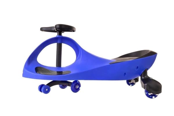 Innovativ LED Vippe Bil med Multifarvede Lys - Inspireret af PlasmaCar, Max 130 kg