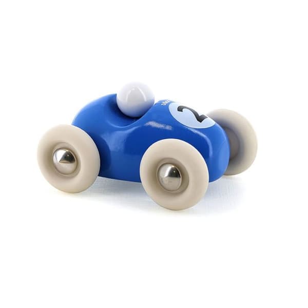 Vilac - Mini roadster i blått trä