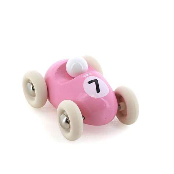 Mini roadster i trä - Vilac - Rosa - 7 cm - Leksak för barn - Tillverkad i Frankrike