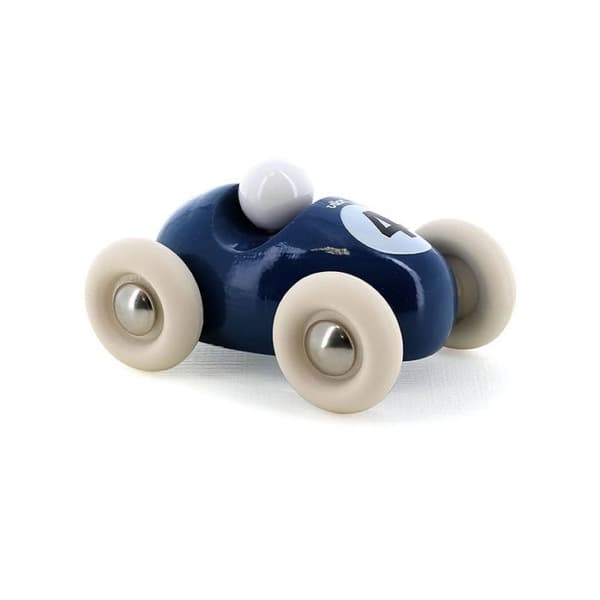 Mini roadster i trä - Vilac - Mörkblå - 7 cm - Leksak för barn - Tillverkad i Frankrike