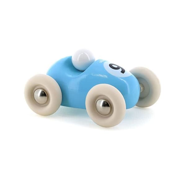Mini roadster i trä - Vilac - Ljusblå - 7 cm - Barnleksak - Tillverkad i Frankrike