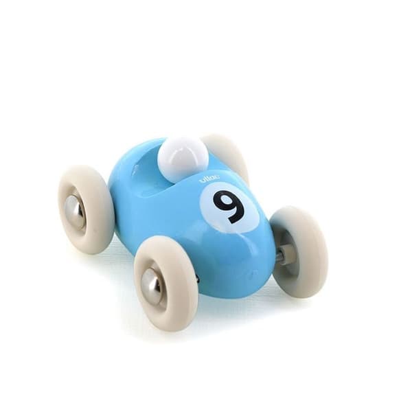 Mini roadster i trä - Vilac - Ljusblå - 7 cm - Barnleksak - Tillverkad i Frankrike