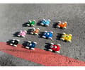 Miniatyrbild 4 av 6: Mini roadster i trä - Vilac - 7 cm - Lek för baby - Tillverkad i Frankrike - Unisex
