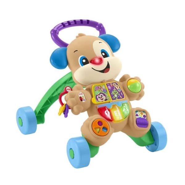 Pussleksak - Fisher-Price - Första Steg Hunden - Flerfärgad - 4 hjul - Ljud och ljus