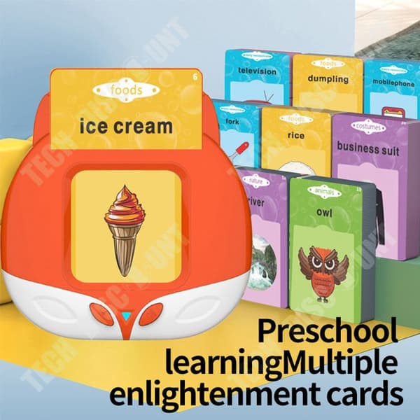 TD® Plug-in Card Machine for Children's Education på engelska Multiple Card Machine for Preschool Education