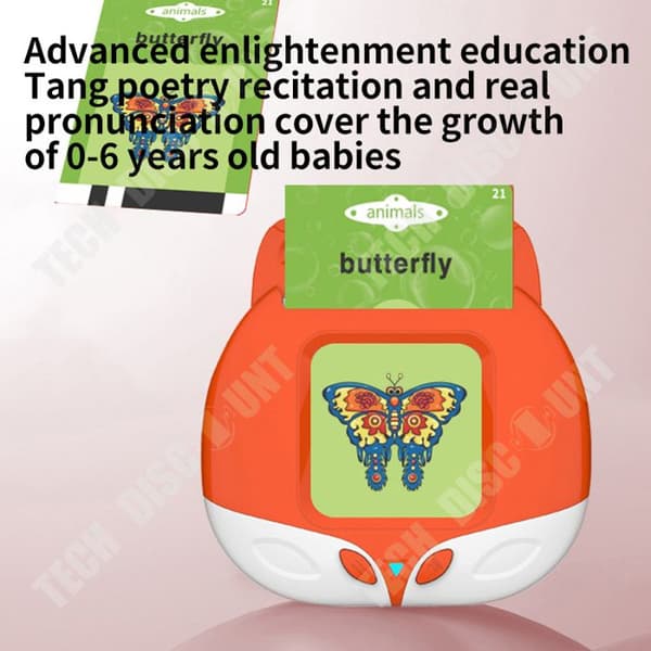 TD® Plug-in Card Machine for Children's Education på engelska Multiple Card Machine for Preschool Education