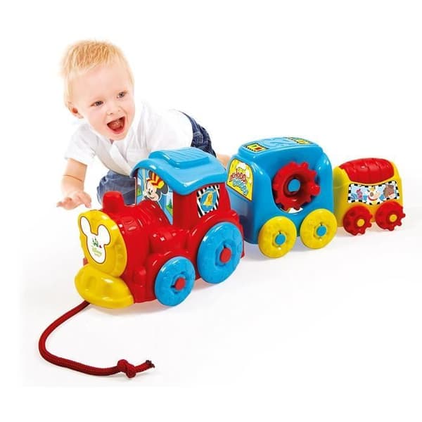 Aktivitetsvagn - Clementoni - Disney Baby - 3 vagnar - Flerfärgad - Från 9 månader