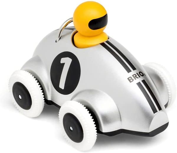 BRIO racerbil - modell 30232 - Push & Go grå - specialutgåva
