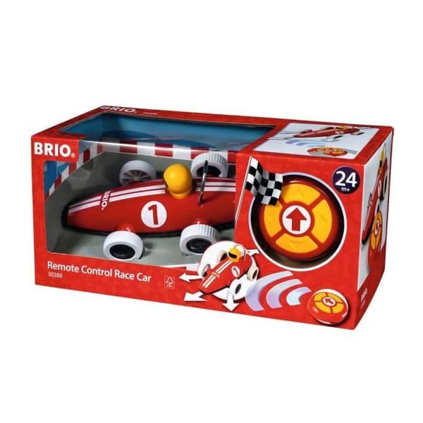 Brio - Radiostyrd racerbil - Fjärrkontroll - Tidig inlärningsleksak - Ravensburger - Från 2 år - 30388
