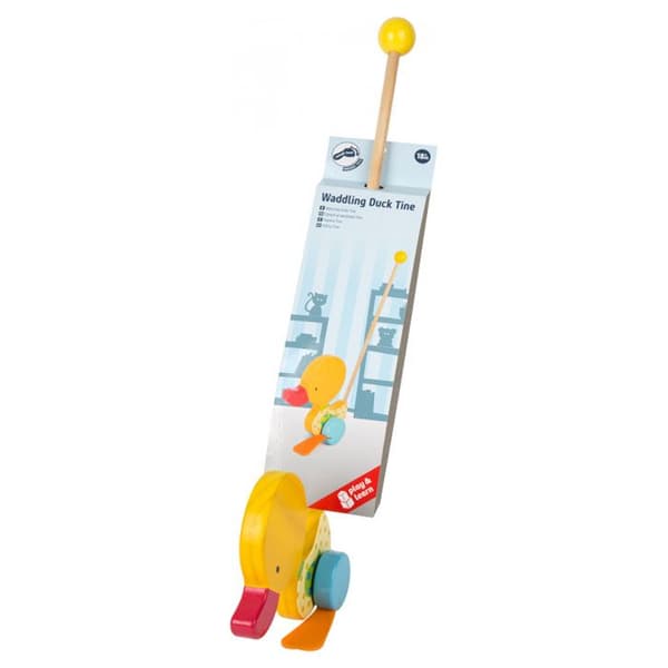 Small foot Legler - 2020000 - Pull Along Toy - Waddling Duck - Tine