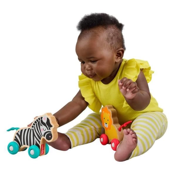 FISHER-PRICE Træ Skubbedyr - JFN19