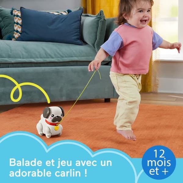 Fisher-Price Min Mops att gå Dragleksak HTW94