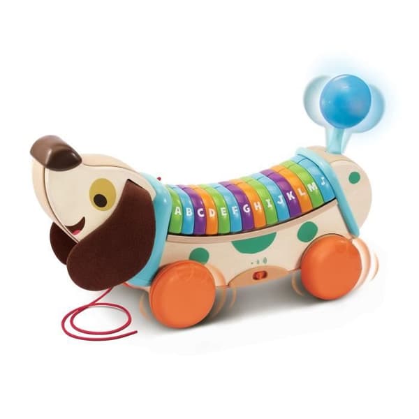 VTECH BABY - Lek Grönt - Min Interaktiva ABC-hund (FSC Träleksak)