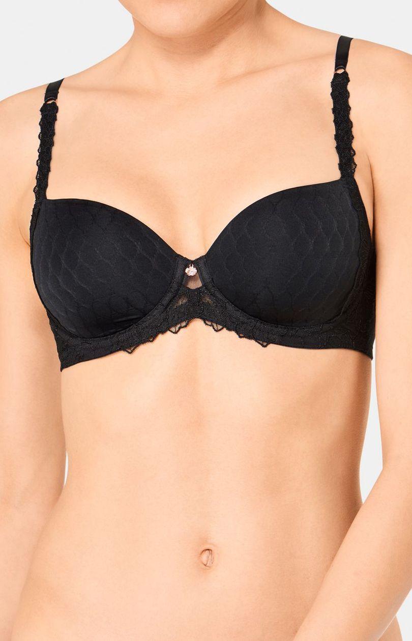Triumph Azalea Florale 10184809 pehmustettu rintaliivit, musta, 95C