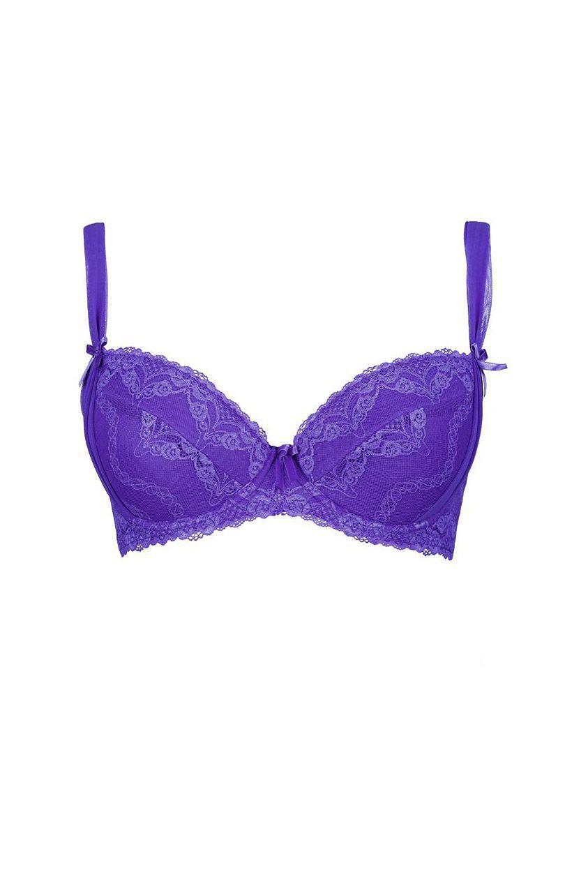 Lavande push up -rintaliivit V-6321, violetti, 75B