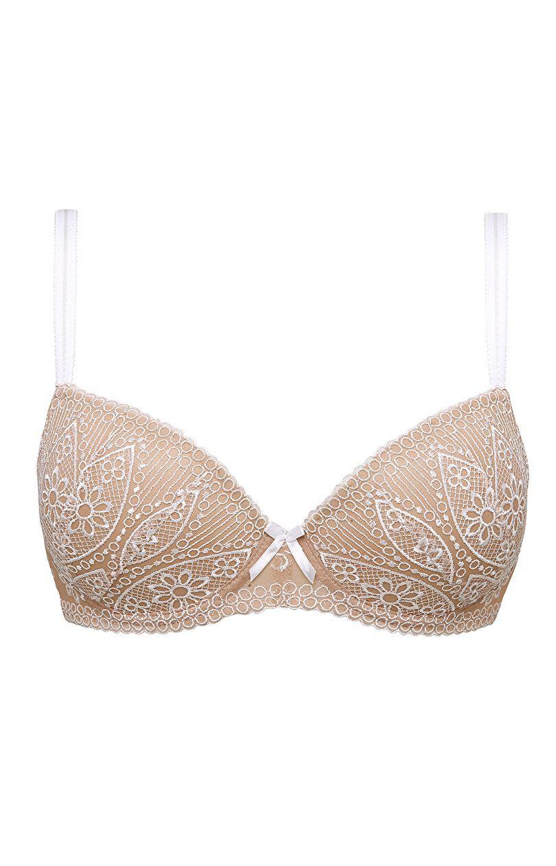 AVERO push-up bh B312, beige, 75E