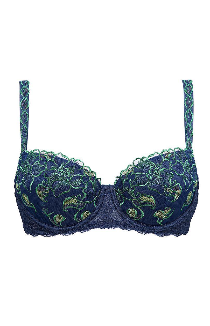 Sanita push-up behå B201, marin, 85C
