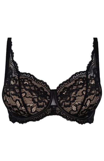 Zaina Bra V-7601, Sort, 80a