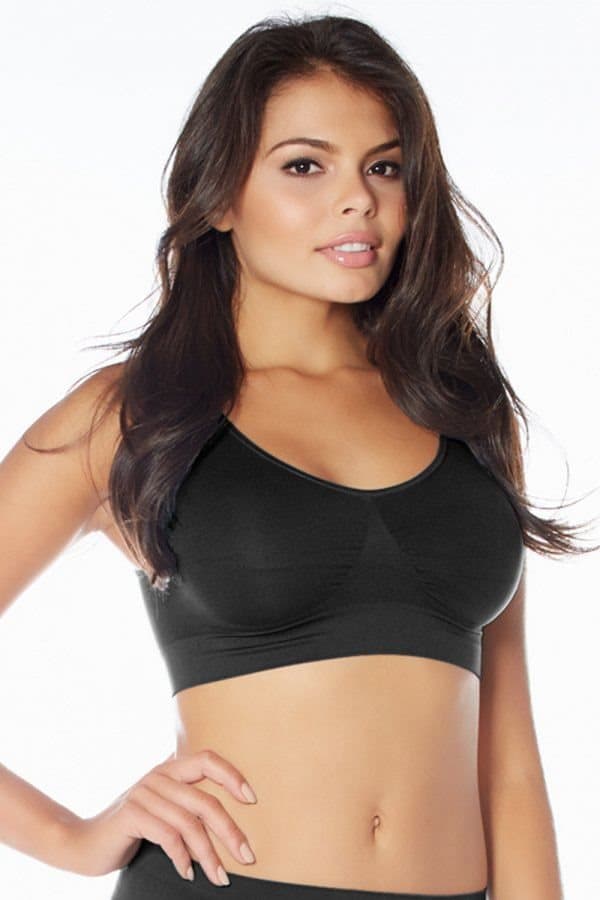 Ahh Bra - Olkaimeton Comfort-rintaliivit mustalla - Slim & lift