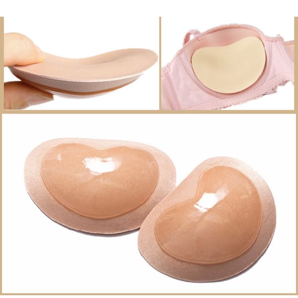 1-Par Mjuka Bekväma Push-Up BH/Bikini Inlägg